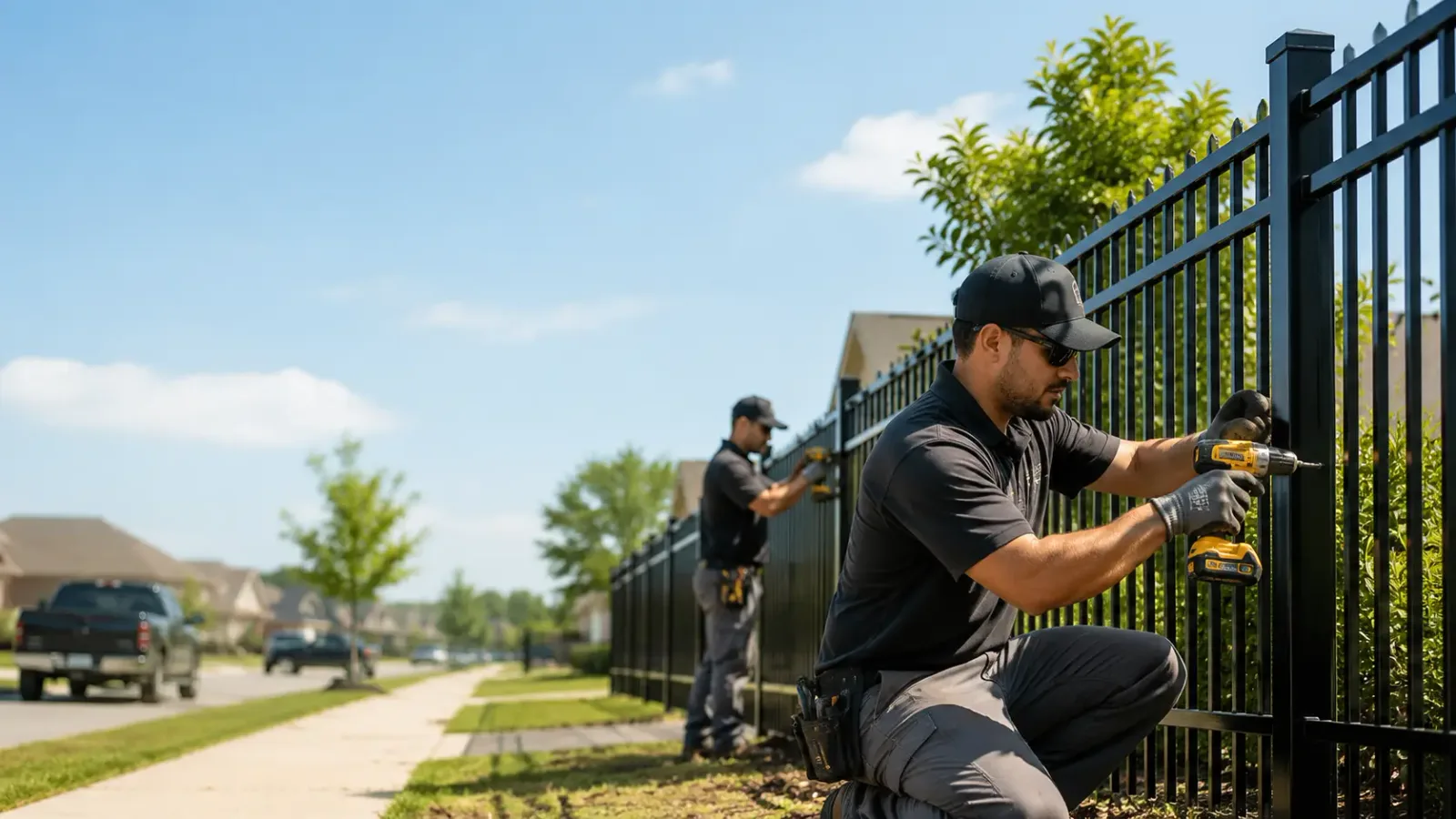 Metal Fence Installation in Roebuck, SC